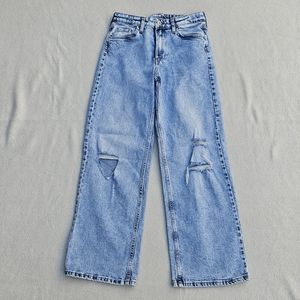 H&M Wide Leg Low Waist Jeans Size 12
